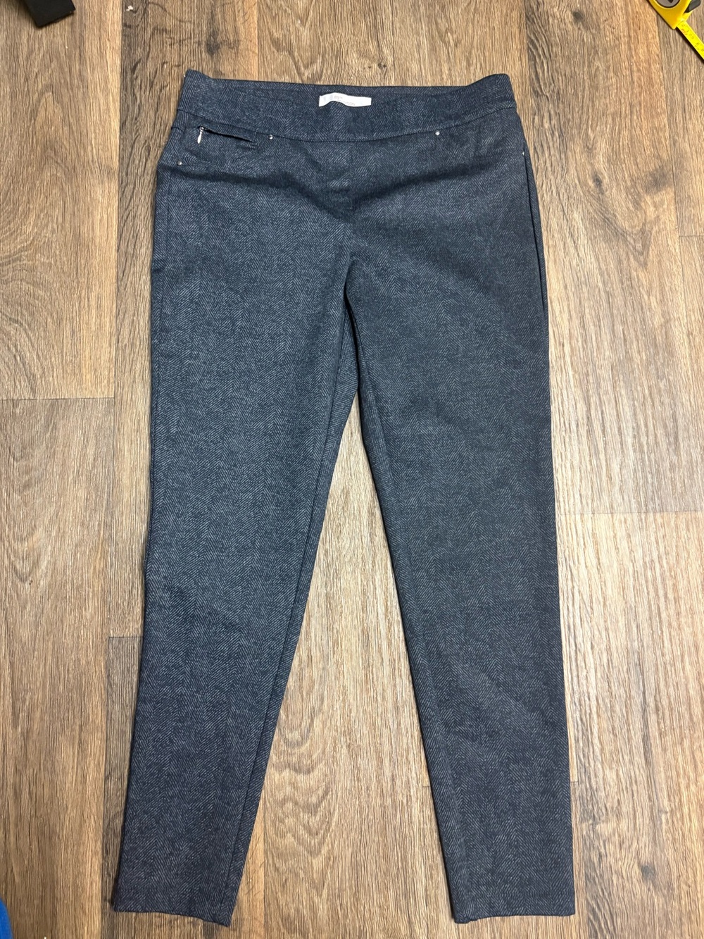 89th & Madison Women's Navy Blue  Pants Stretch Size M